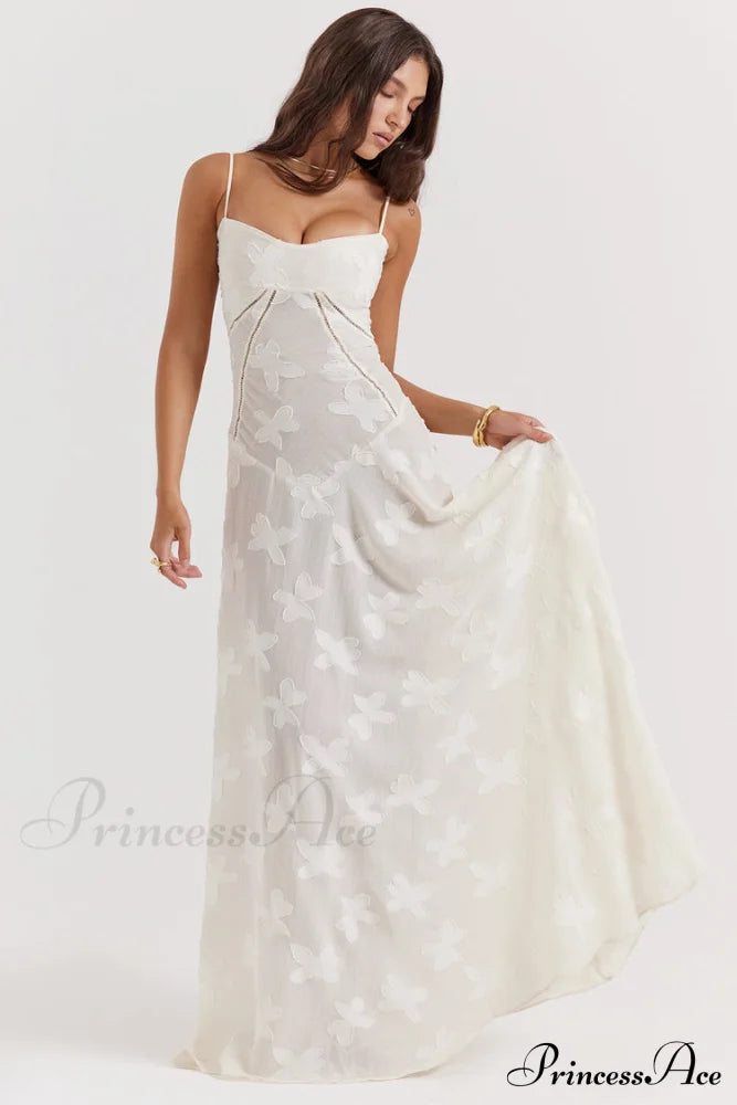 Blush Of Elegance Charming Lace Maxi Dress