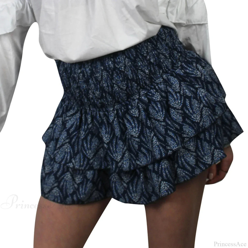 Bohemian Layered Ruffle Skirt