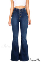 Bottom Denim Waist Flare Warm-Season Jean Push Bell Lady Women For Trousers High Pants Skinny Up Jeans Spring