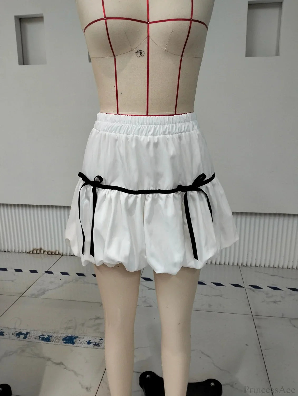 Bubble High Waist Balloon Skirt