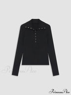 Button Up Graceful Collared Shirt