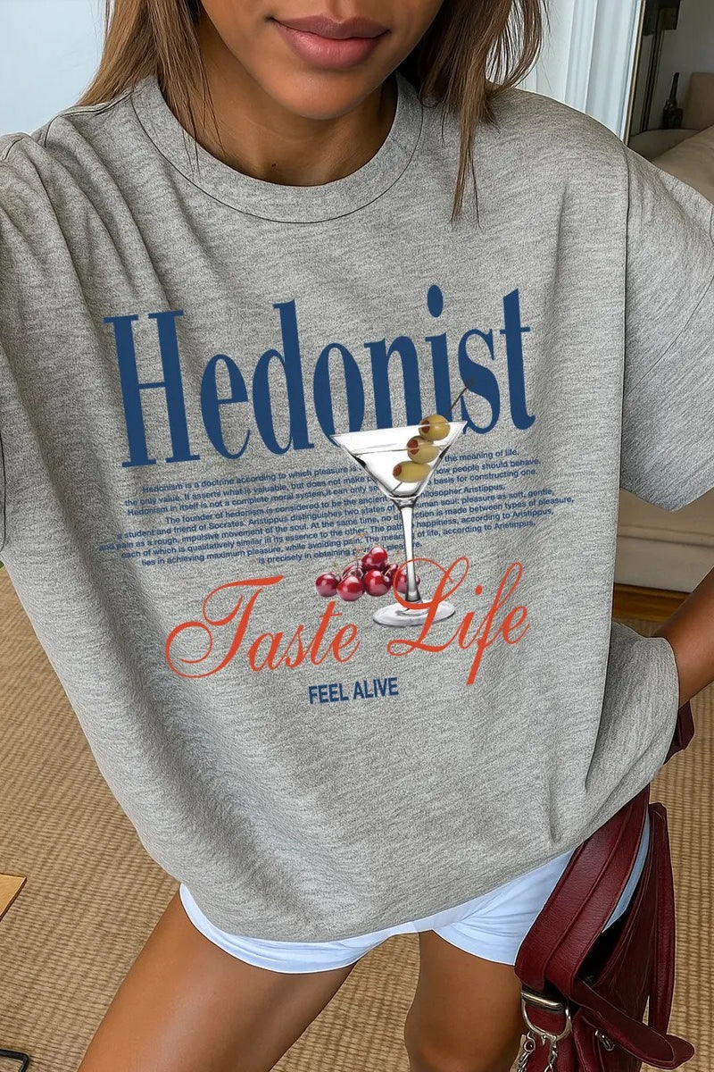 Casual Print Cotton T-Shirt