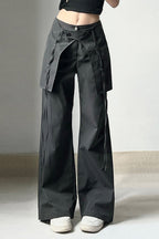 Loose Fit Drawstring Cargo Pant