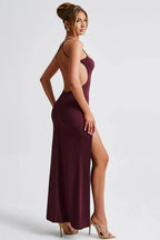 Summer Split Dress Slim Fit Spaghetti Strap Party