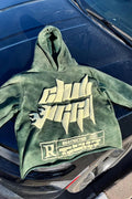 Graphic Print Oversized Hoodie