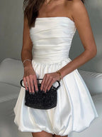 Summer Off-Shoulder A-Line Mini Party Dress