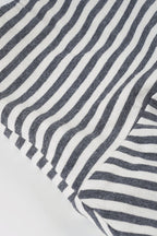 Stretchy Striped Irregular Mini Skirt
