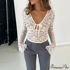 Callie Elegant Lace Blouse