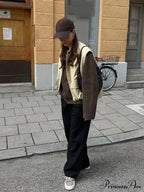Cargo Pocket Stylish Drawstring Waistcoat