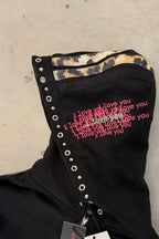 Casual Leopard Print Hoodie