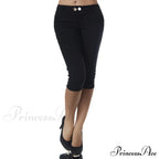 Casual Stretch 3/4 Trousers Capris