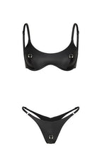 Solid High Waist Push Up Bikini Sets