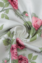 Strapless Spaghetti Strap Slim Waist Floral Dress
