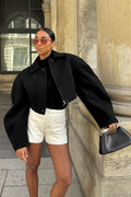 Wool Zip Front Jacket
