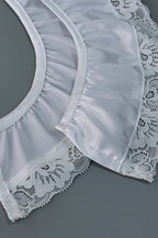 Lace Trim Asymmetrical A-Line Skirt