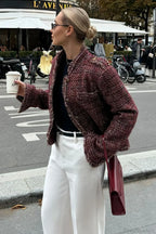 Tweed Elegant Cropped Jacket