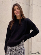 O-Neck Elegant Knitted Sweater Pullovers