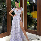 Club Split Night Design Gown Women Bodycon For Warm-Season Long Dresses Backless Party Flower High Vestidos