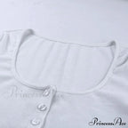 Corset Skinny Knitted Tee