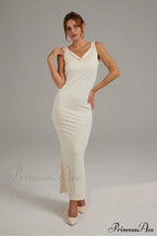 Cowl Neck Backless Pack Hip Dress In Solid Color