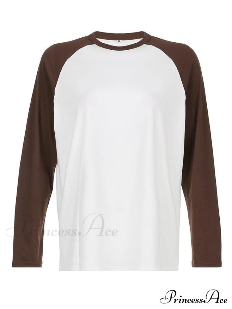 Comfortable Simple Versatile Soft Loose Pullover Long Sleeve Tee