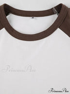Comfortable Simple Versatile Soft Loose Pullover Long Sleeve Tee