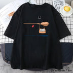 Crew Neck Vintage Loose T Shirts