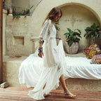 Crochet Kaftan Tunic Summer Beach Cover Up