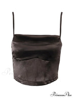Cropped Sequin Graceful Halter Corset Top
