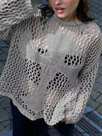 Cross Patch Ribbed Trendy Tank Mini Dress