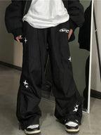 Cyber Y2K Parachute Baggy Pants