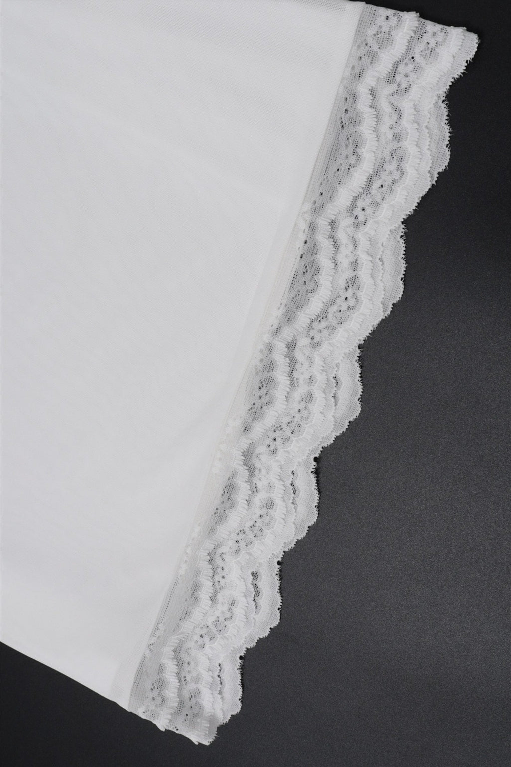Lace Trim Tie Back Slim Skirt Set