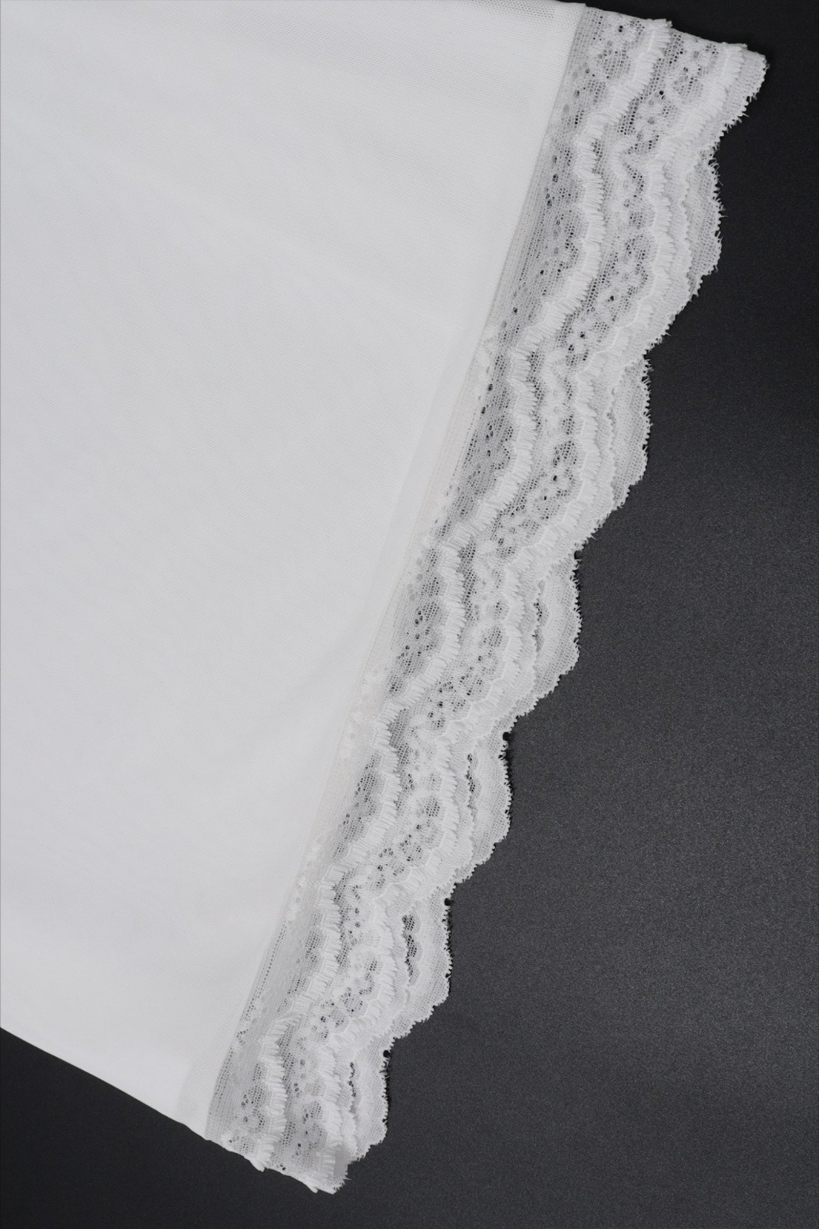 Lace Trim Tie Back Slim Skirt Set