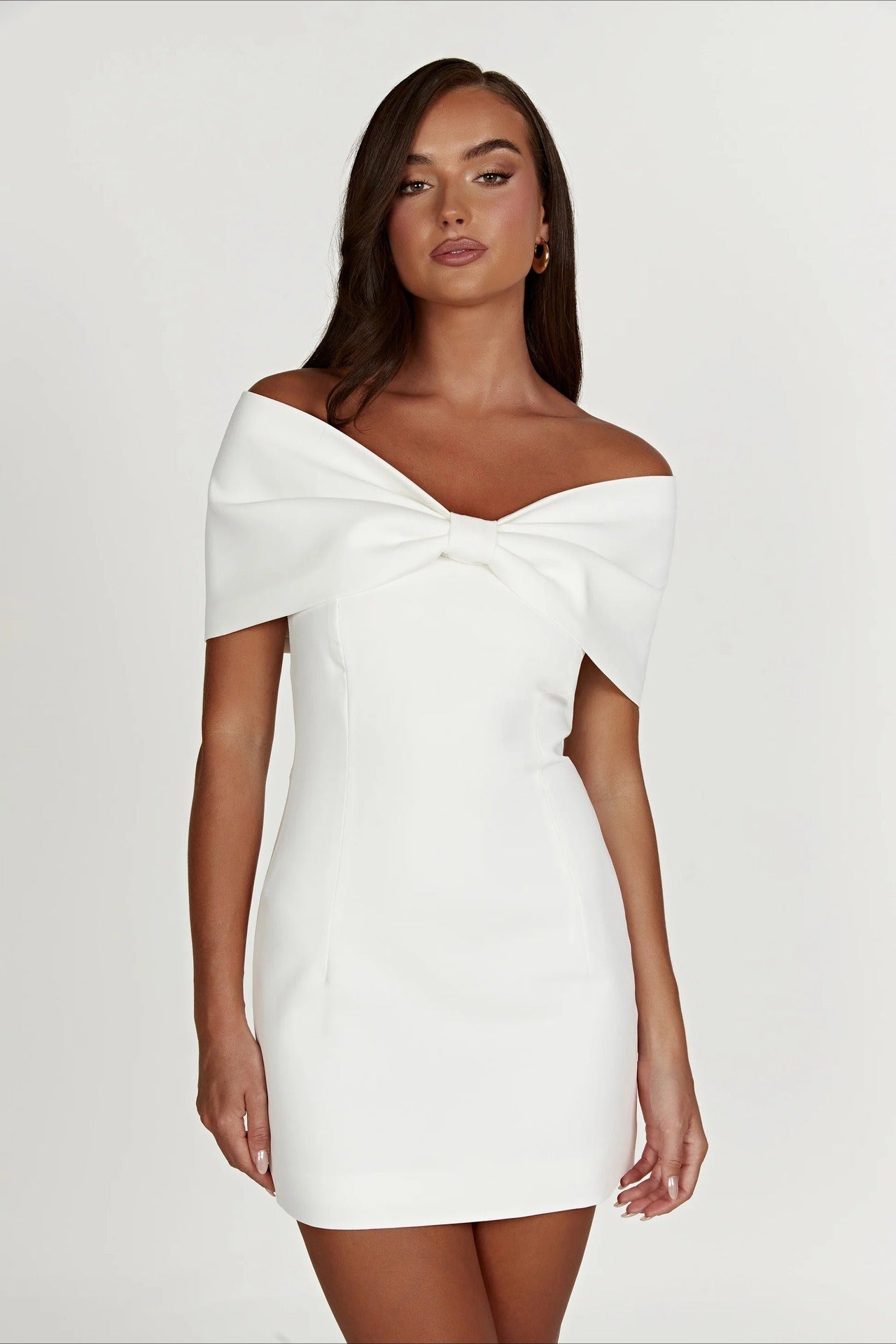 Off-The-Shoulder Bodycon Cocktail Dress