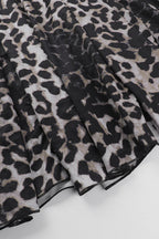 Leopard Print Slip Dress Party