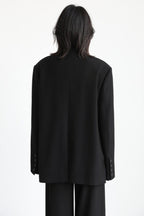 Belted Shoulder Detail Blazer