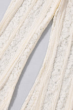 Elegant Lace Texture Long Pants