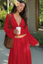 Lace Chiffon Open Front Wrap Maxi Dress