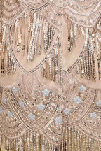 Party Sequin Fringe Slim Mini Dress