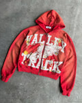 Dark Letter Huge Zip Hoodie