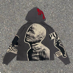 Dark Mummy Visual Pullover Hoodie