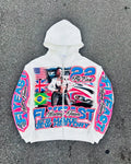 Dark Racer Pictorial Zip Hoodie