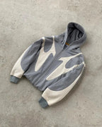 Dark Skull Design Zip Hoodie