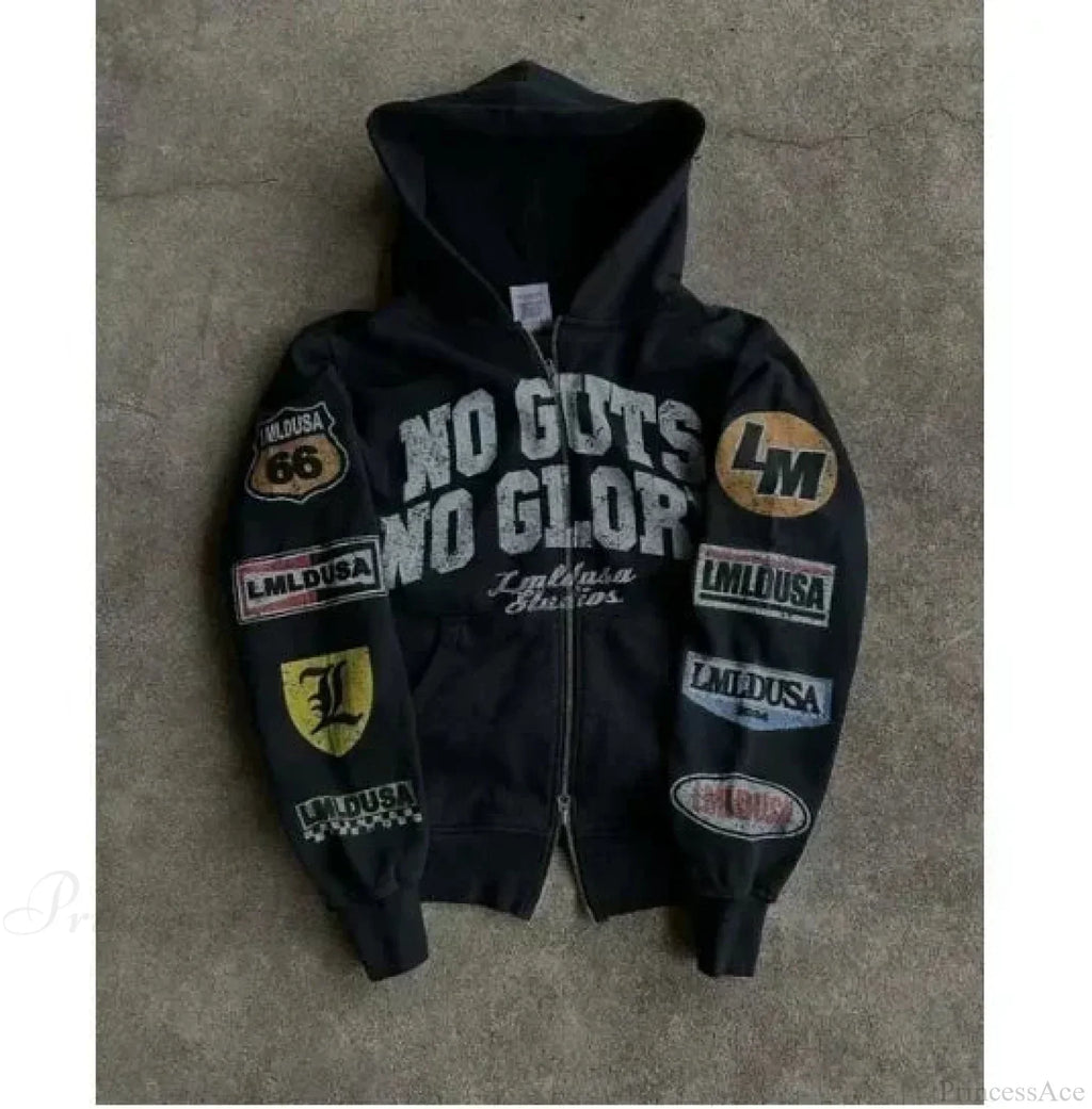 Dark Star Patch Huge Hoodie