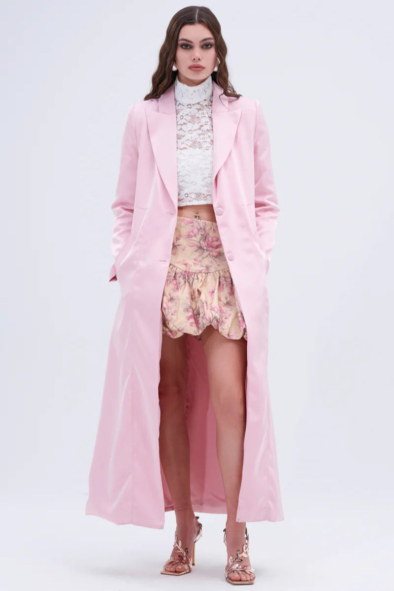 French Knee-Length Overcoat