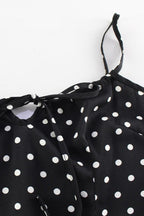 Polka Dot Cami Bodycon Maxi Dress