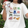 Design Chairs Printed Vintage T-Shirt