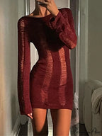 Trendy Distressed Mini Dress