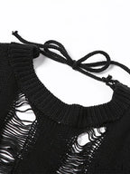 Trendy Distressed Mini Dress