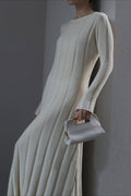 Solid A Line Maxi Sweater Dress